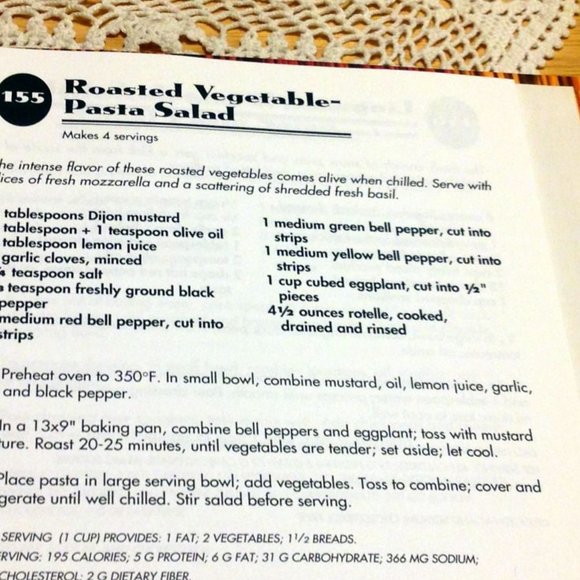 Weight Watchers Slim Ways with Pasta cookbook - Picture 7 of 10